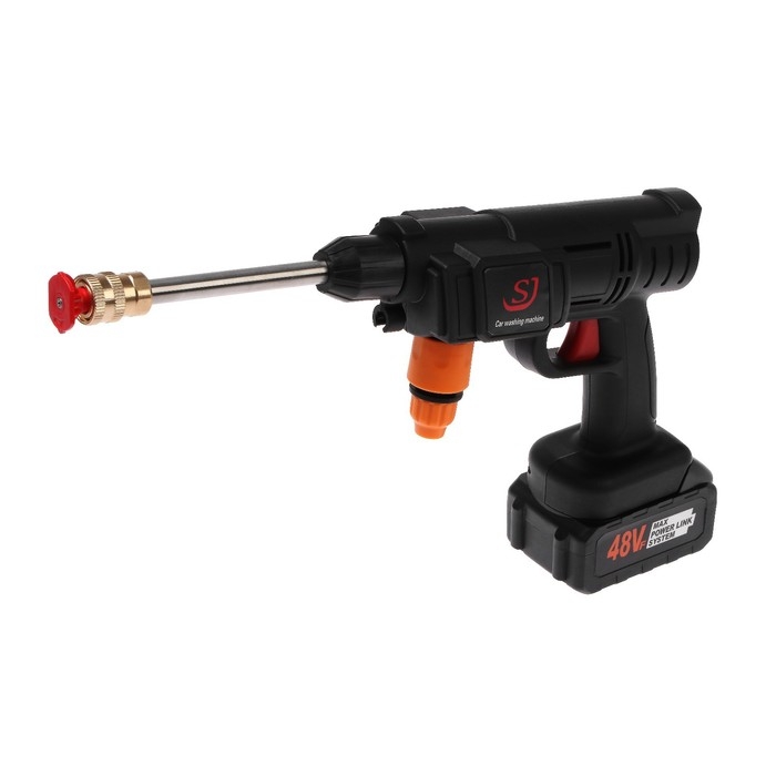 Минимойка автомобильная, беспроводная, 18 В, 5000 mAh, 30 бар, шланг 5 м Минимойка автомобильная, беспроводная, 18 В, 5000 mAh, 30 бар, шланг 5 м