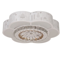 Люстра с ПДУ "Гранде" LED 160Вт 3000-6000К белый 50х50х9 см BayerLux