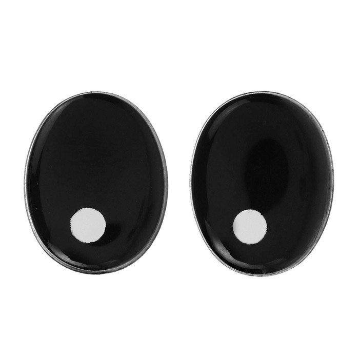 Глаза винтовые с заглушками, набор 4 шт., размер 1 шт: 1,65 &times; 1,3 см