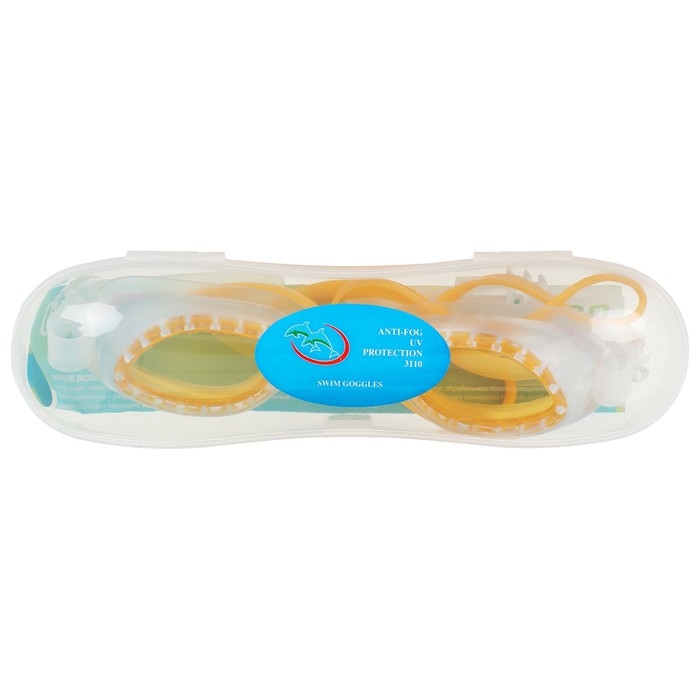 Очки для плавания детские ONLYTOP, беруши, цвета МИКС Очки для плавания детские ONLYTOP, беруши, цвета МИКС