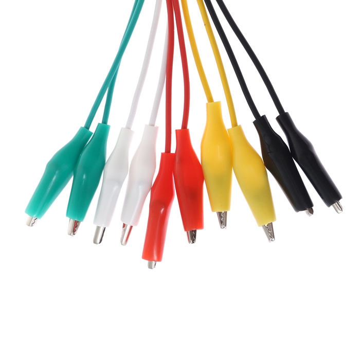 Провод-тестер с зажимом, 30 см, R8, набор 10 шт Провод-тестер с зажимом, 30 см, R8, набор 10 шт