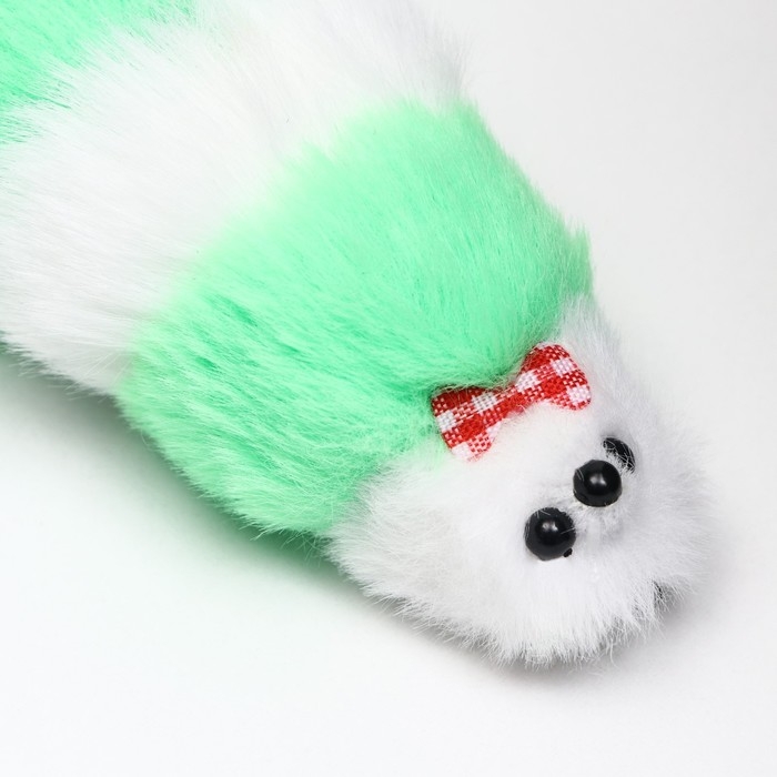 Мышь из искусственного меха, до 13 см, зелёная Мышь из искусственного меха, до 13 см, зелёная