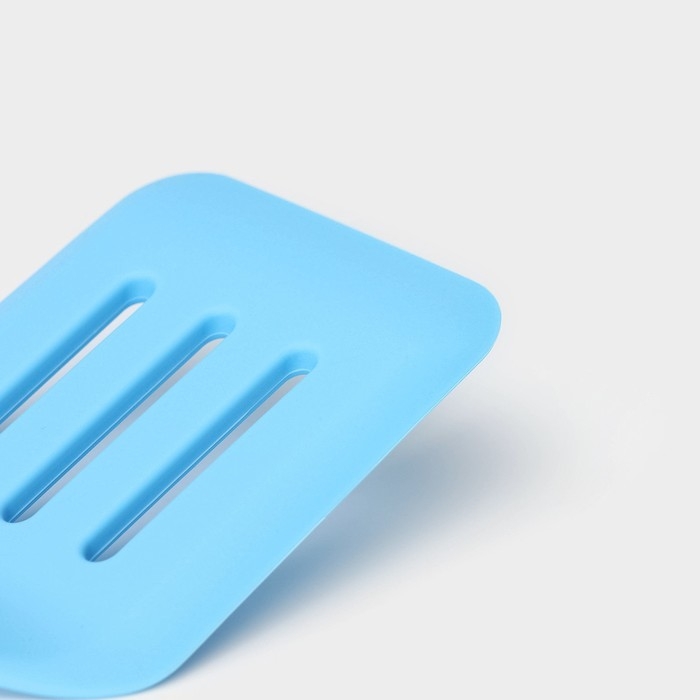 Лопатка с прорезями Доляна «Люкс», 29,5×8×3 см, цвет голубой Лопатка с прорезями Доляна «Люкс», 29,5×8×3 см, цвет голубой