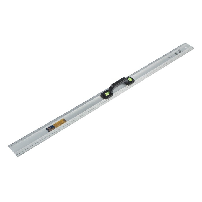 Линейка-уровень ТУНДРА, металлическая, пластиковая ручка, 2 глазка, 1000 мм Линейка-уровень ТУНДРА, металлическая, пластиковая ручка, 2 глазка, 1000 мм