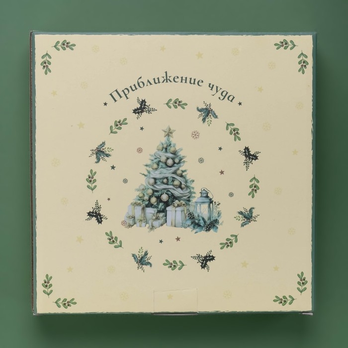 Новогодняя форма для запекания Доляна «Приближение чуда», 28,8×25×4,3 см, цвет белый Новогодняя форма для запекания Доляна «Приближение чуда», 28,8×25×4,3 см, цвет белый