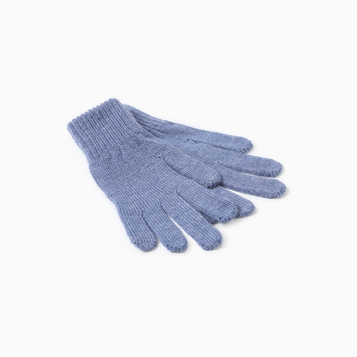 Перчатки детские, цвет синий, р-р 16