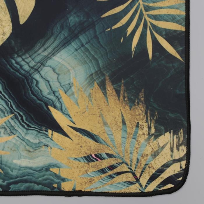 Набор ковриков для ванной и туалета Доляна «Тропический лес», 2 шт: 50×80 см, 50×40 см Набор ковриков для ванной и туалета Доляна «Тропический лес», 2 шт: 50×80 см, 50×40 см