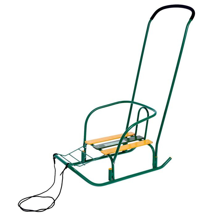 Санки «Ветерок 7», цвет зелёный Санки «Ветерок 7», цвет зелёный