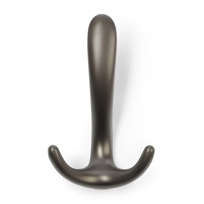 Крючок мебельный CAPPIO HOOK, трехрожковый, графит Крючок мебельный CAPPIO HOOK, трехрожковый, графит