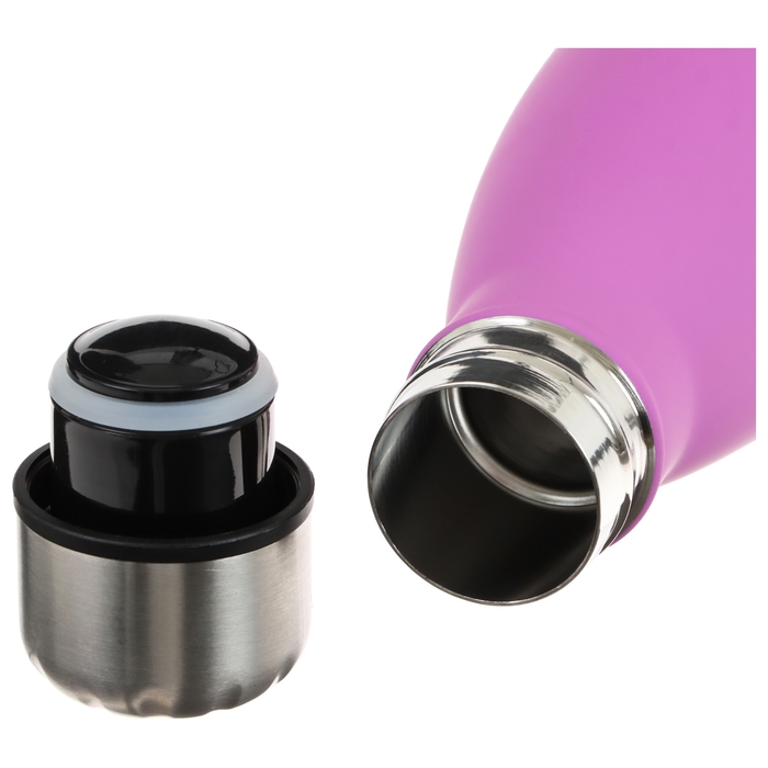 Термобутылка ONLYTOP, 500 мл, цвет фиолетовый Термобутылка ONLYTOP, 500 мл, цвет фиолетовый