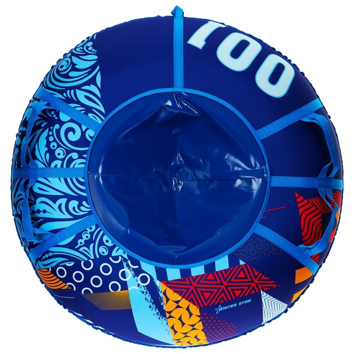 Тюбинг-ватрушка Winter Star «Абстракция», диаметр чехла 120 см Тюбинг-ватрушка Winter Star «Абстракция», диаметр чехла 120 см