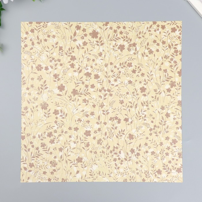 Бумага для скрапбукинга 30х30 см Бумага для скрапбукинга 30х30 см "Рустик", двусторонняя, 12 листов, 12 дизайнов, 180 г/м2