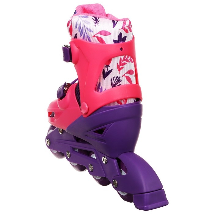 Роликовые коньки раздвижные ONLYTOP, р. 30-33, колёса PVC 64 мм Роликовые коньки раздвижные ONLYTOP, р. 30-33, колёса PVC 64 мм