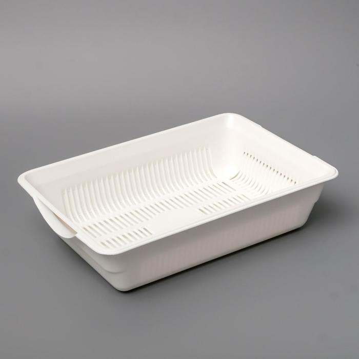 Туалет глубокий с сеткой 36 х 25 х 9 см, белый Туалет глубокий с сеткой 36 х 25 х 9 см, белый