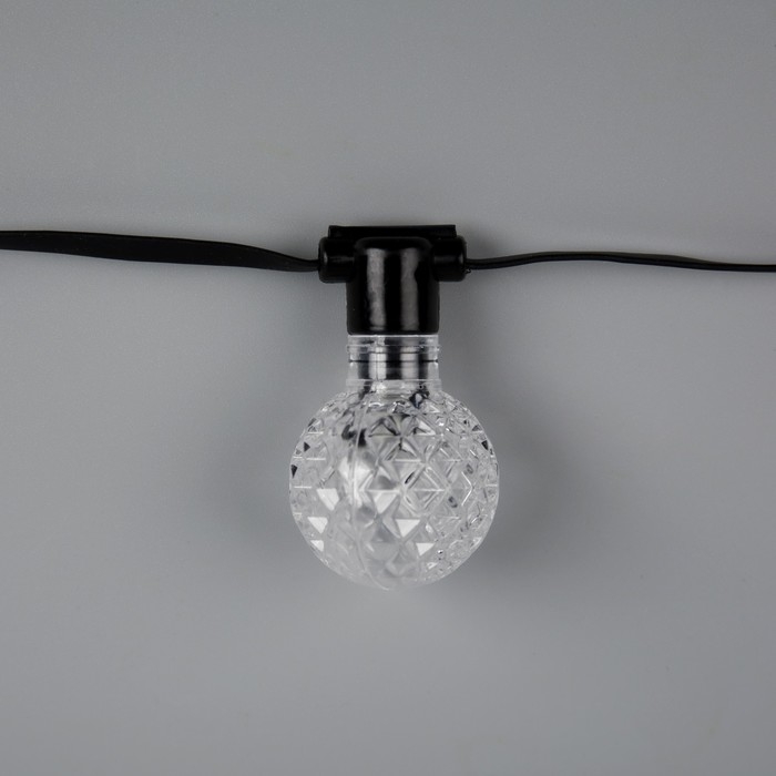 Умная гирлянда «Нить» 6 м с насадками «Калейдоскоп», IP20, тёмная нить, 20 LED, свечение RGB, USB Умная гирлянда «Нить» 6 м с насадками «Калейдоскоп», IP20, тёмная нить, 20 LED, свечение RGB, USB