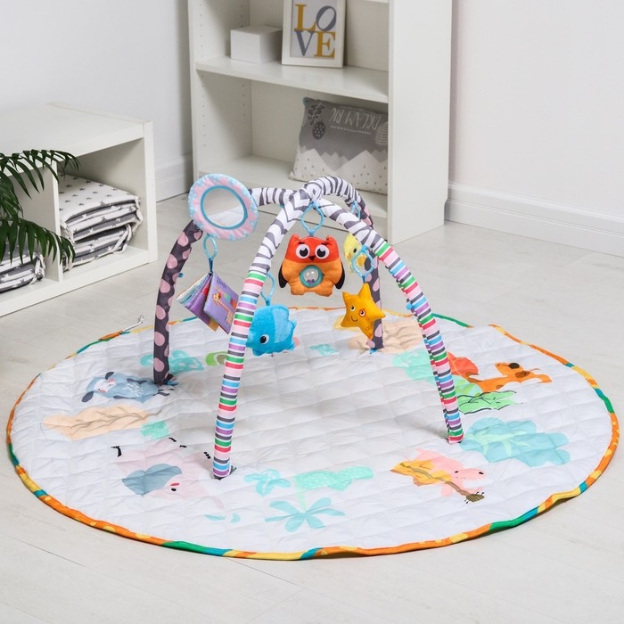 Развивающий игровой набор 5 в 1 «Коврик-мешок и игровой центр», 30 шаров, 83х71х0,5 см. Развивающий игровой набор 5 в 1 «Коврик-мешок и игровой центр», 30 шаров, 83х71х0,5 см.