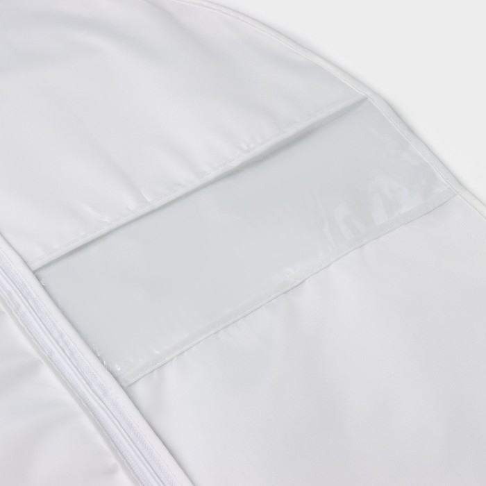 Чехол для одежды LaDо́m, ПВХ окно, плотный, 60×90 см, цвет белый Чехол для одежды LaDо́m, ПВХ окно, плотный, 60×90 см, цвет белый