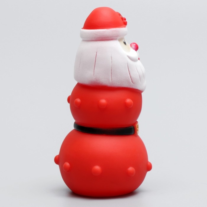 Новый год. Игрушка пищащая  Новый год. Игрушка пищащая "Мороз 3Х" для собак, 12,5 х 6 см