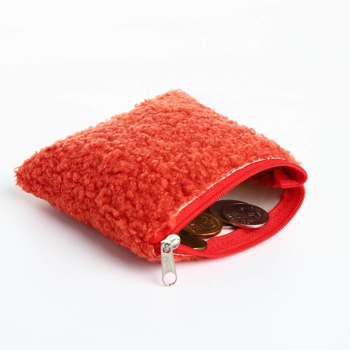 Кошелёк на молнии, цвет оранжевый Кошелёк на молнии, цвет оранжевый