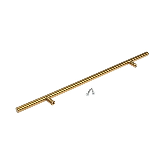 Ручка рейлинг CAPPIO FRIDA, нерж. сталь, d=12 мм, м/о 256 мм, цвет золото Ручка рейлинг CAPPIO FRIDA, нерж. сталь, d=12 мм, м/о 256 мм, цвет золото