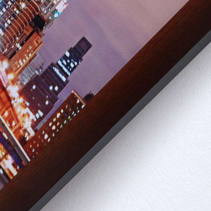 Картина  Картина "Ночной мост" 67х107 см рамка МИКС