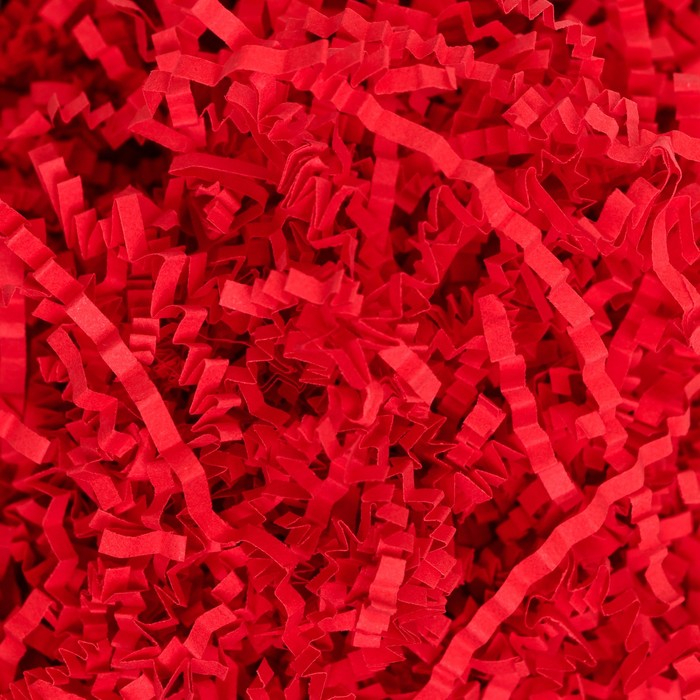 Наполнитель бумажный, красный-коралловый, 500 г Наполнитель бумажный, красный-коралловый, 500 г