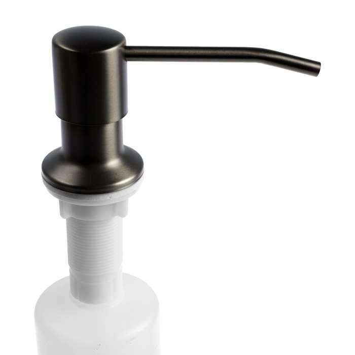 Дозатор для моющего средства ZEIN Z3615, на мойку, встраиваемый, графит Дозатор для моющего средства ZEIN Z3615, на мойку, встраиваемый, графит