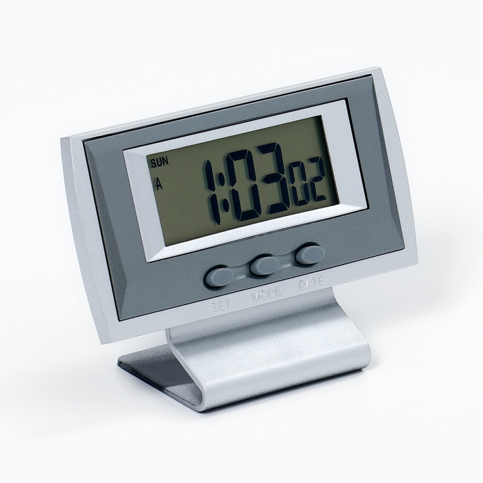 Часы электронные настольные  Часы электронные настольные "Канис": календарь, будильник, 1 ААА, 10.5 х 4.2 х 7.7 см