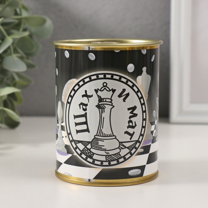 Копилка-банка металл Копилка-банка металл "Ход конем"