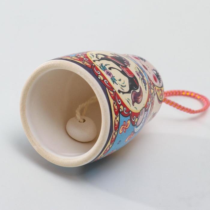 Колокольчик матрешка малая, лошадка, 5 см Колокольчик матрешка малая, лошадка, 5 см