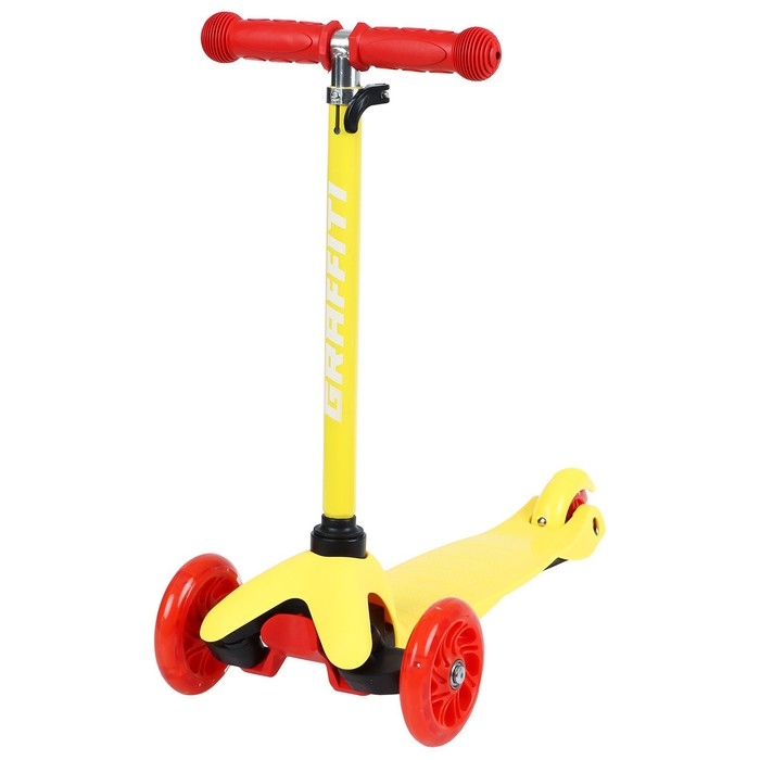 Самокат GRAFFITI, колёса световые PU 110/75 мм, ABEC 7 Самокат GRAFFITI, колёса световые PU 110/75 мм, ABEC 7