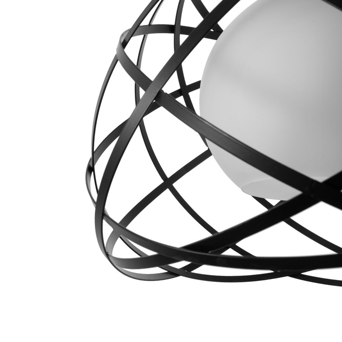 Светильник "Барра" 1х40Вт E27 черный 36х36х30 см BayerLux