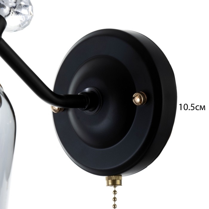 Бра  Бра "Клео" Е27 40Вт черный 27х13х21см