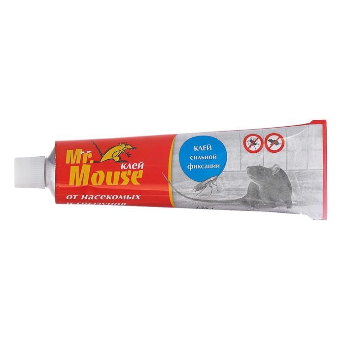 Клей от грызунов MR. MOUSE 135 гр/60 Клей от грызунов MR. MOUSE 135 гр/60
