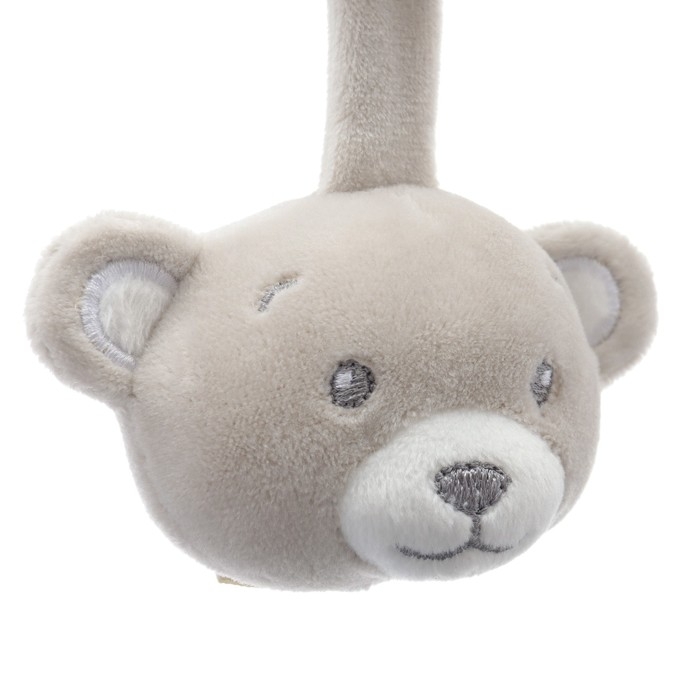 Подвеска - погремушка «Серый мишка», на кроватку, коляску, Крошка Я Подвеска - погремушка «Серый мишка», на кроватку, коляску, Крошка Я
