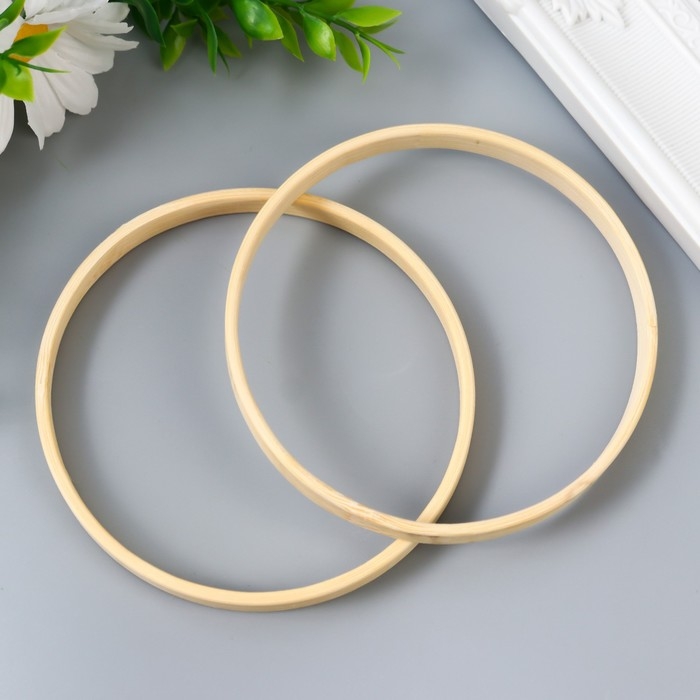 Кольцо бамбук для изготовления ловца снов d=10 см Кольцо бамбук для изготовления ловца снов d=10 см