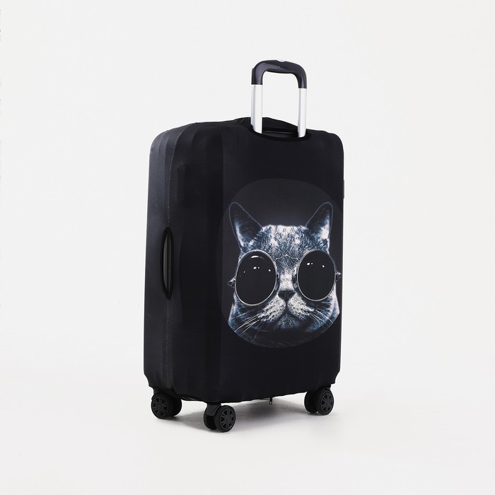 Чехол на чемодан 24", цвет чёрный