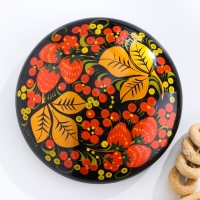 Коробка «Ягодка», большая, 12-13×9-10 см, хохлома