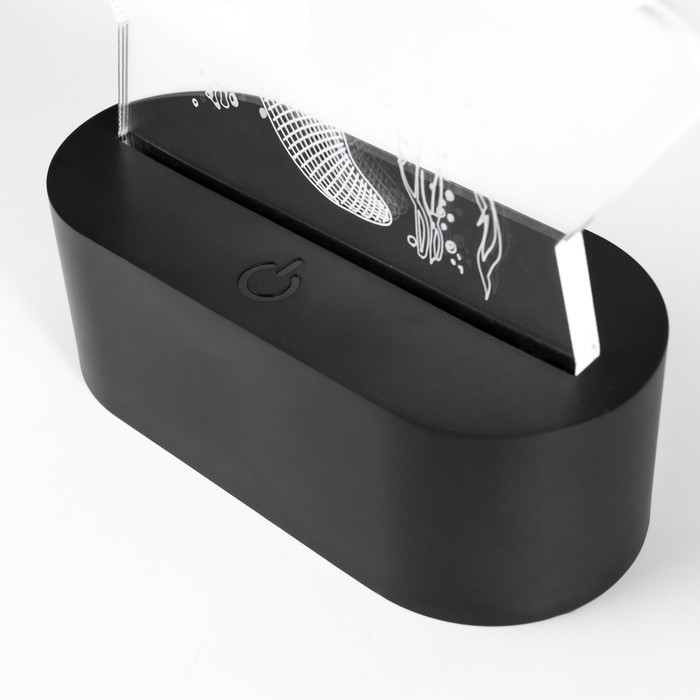 Светильник сенсорный Светильник сенсорный "2 дельфина" LED USB (90см) от батареек 3xАА черный 15х5,5х17,8 см RISALUX 765