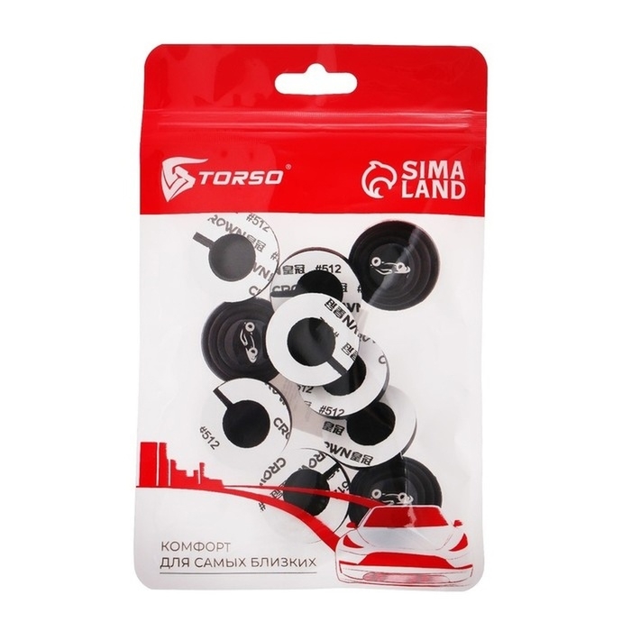 Накладка амортизирующая TORSO, самоклеящаяся, d 2 см, набор 10 шт Накладка амортизирующая TORSO, самоклеящаяся, d 2 см, набор 10 шт