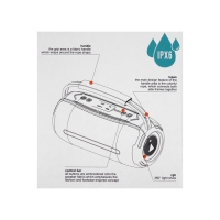 Портативная колонка Boombox360, 20 Вт, 2400 мАч, BT5.3, подсветка, чёрная