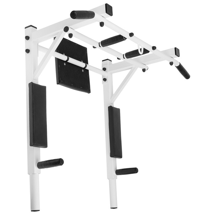 Турник-брусья «Профи», с переворотом, цвет белый Турник-брусья «Профи», с переворотом, цвет белый