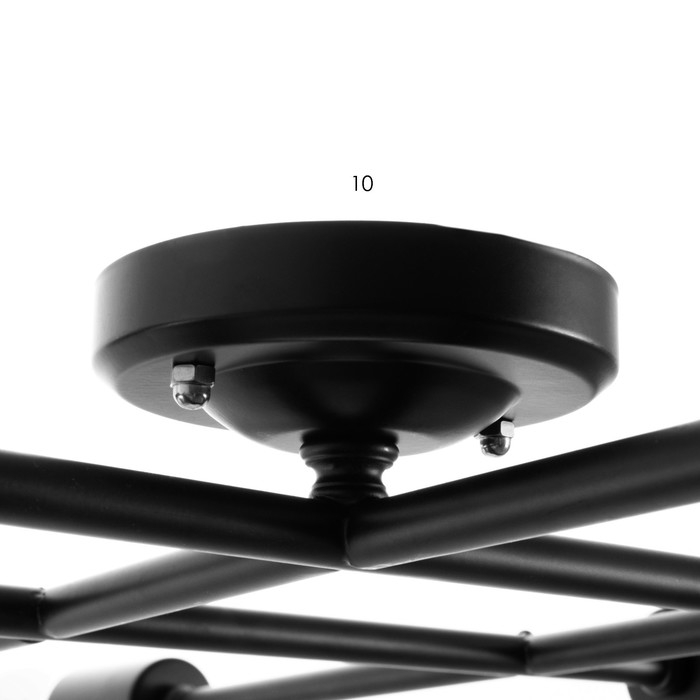 Люстра Стандарт 7х40Вт Е27 черный 68х62 см BayerLux