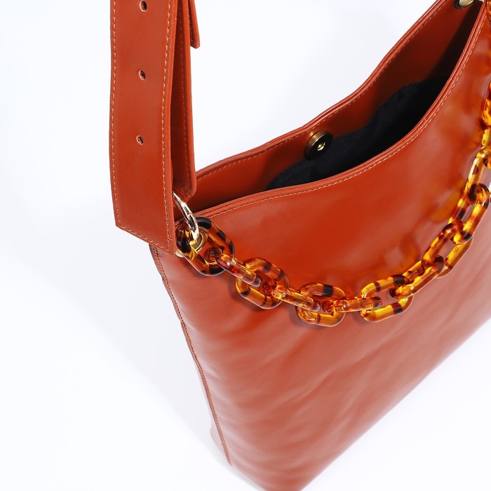 Кросс-боди на магните, цвет рыжий Кросс-боди на магните, цвет рыжий