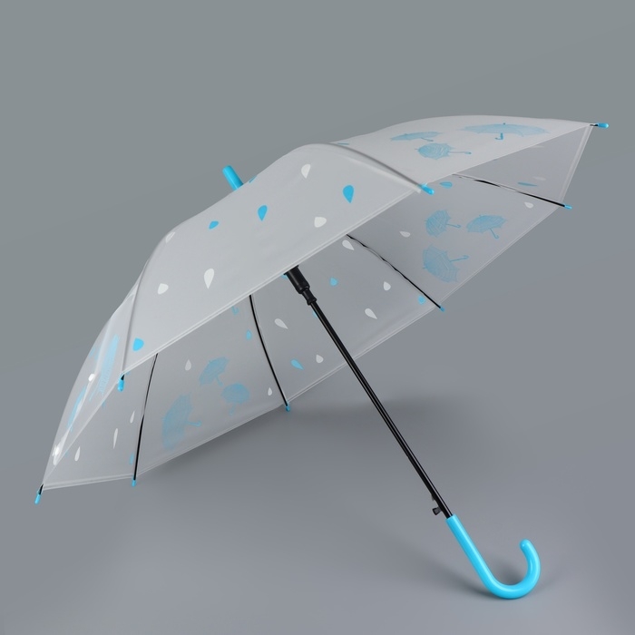 Зонт - трость полуавтоматический «Мелкие зонтики», 8 спиц, R = 45/55 см, D = 110 см, рисунок МИКС Зонт - трость полуавтоматический «Мелкие зонтики», 8 спиц, R = 45/55 см, D = 110 см, рисунок МИКС