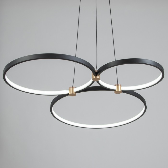 Светильник Светильник "Ланас" LED 150Вт чёрно-золотой 86х70х3,3 см BayerLux