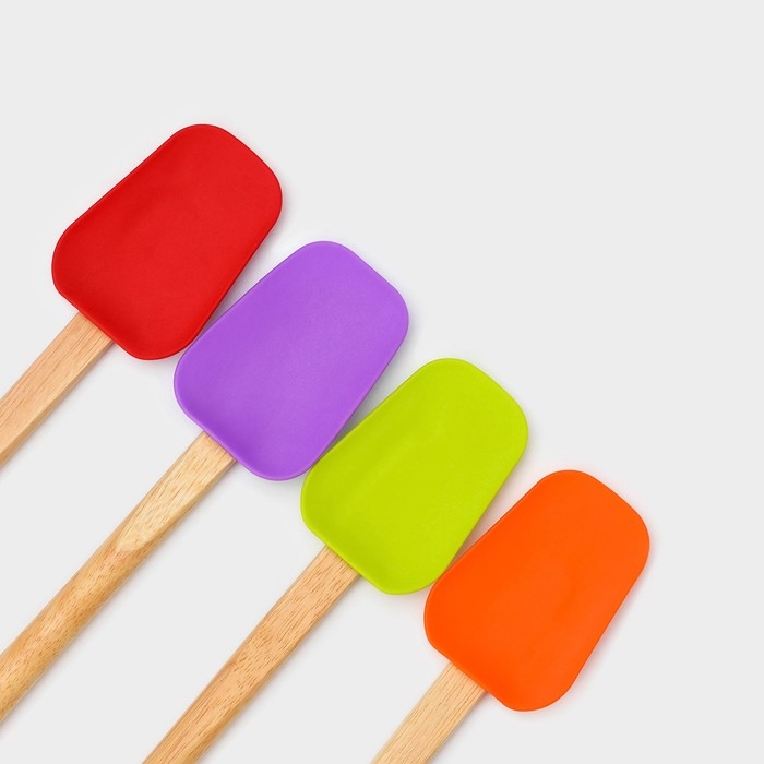 Лопатка Доляна «Бамбук», 32 см, цвет МИКС Лопатка Доляна «Бамбук», 32 см, цвет МИКС