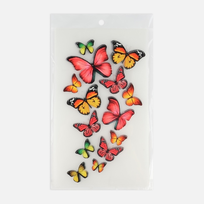 Термотрансфер «Бабочки», 11 × 19,5 см, цена за 1 лист Термотрансфер «Бабочки», 11 × 19,5 см, цена за 1 лист