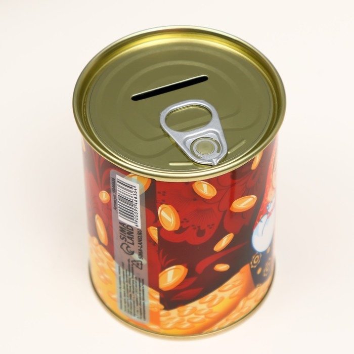 Копилка-банка металл Копилка-банка металл "Эх, накопи"