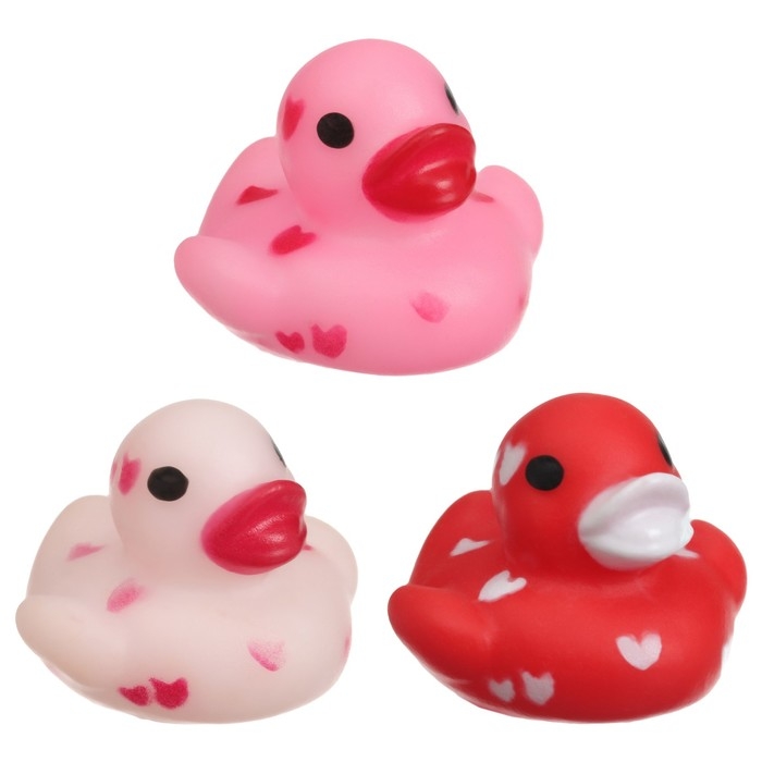 Набор резиновых игрушек для ванны «Уточки лаффки мини», 3 шт, Крошка Я Набор резиновых игрушек для ванны «Уточки лаффки мини», 3 шт, Крошка Я